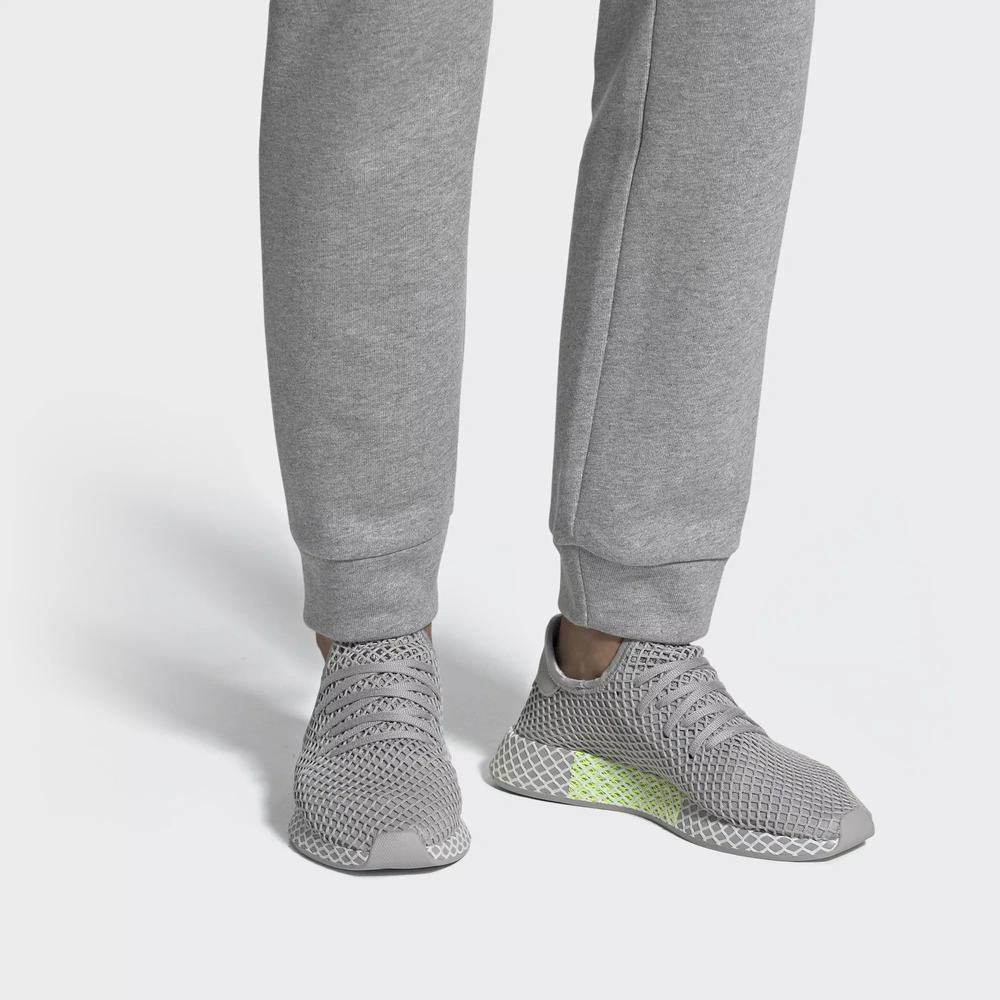Adidas Deerupt Runner Tenis Grises Para Hombre (MX-28994)